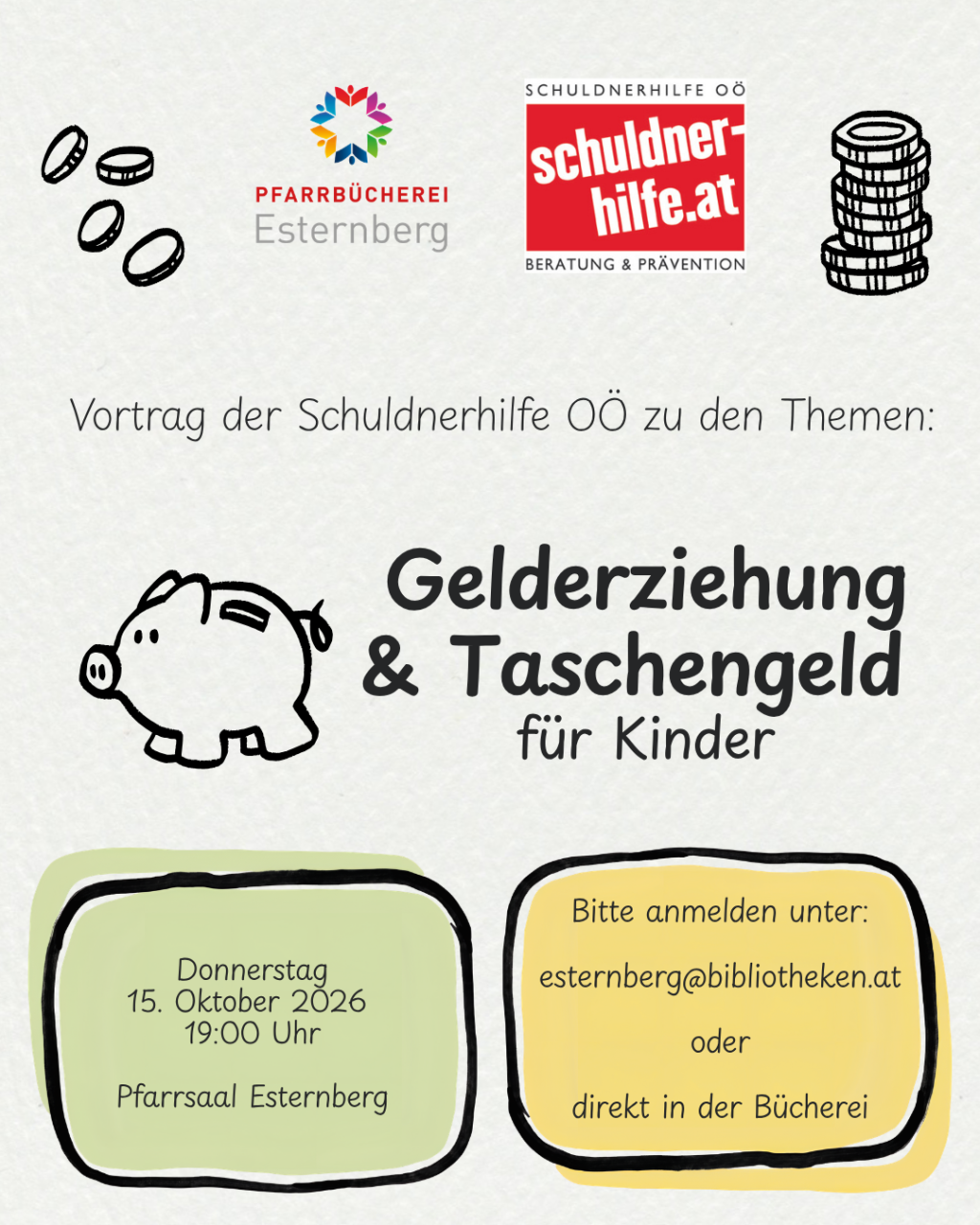 Gelderziehung und Taschengeld für Kinder