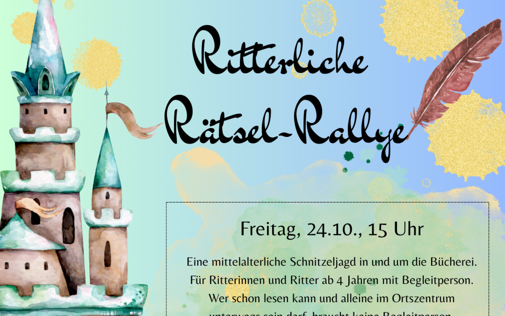 Ritterliche Rätsel-Rallye